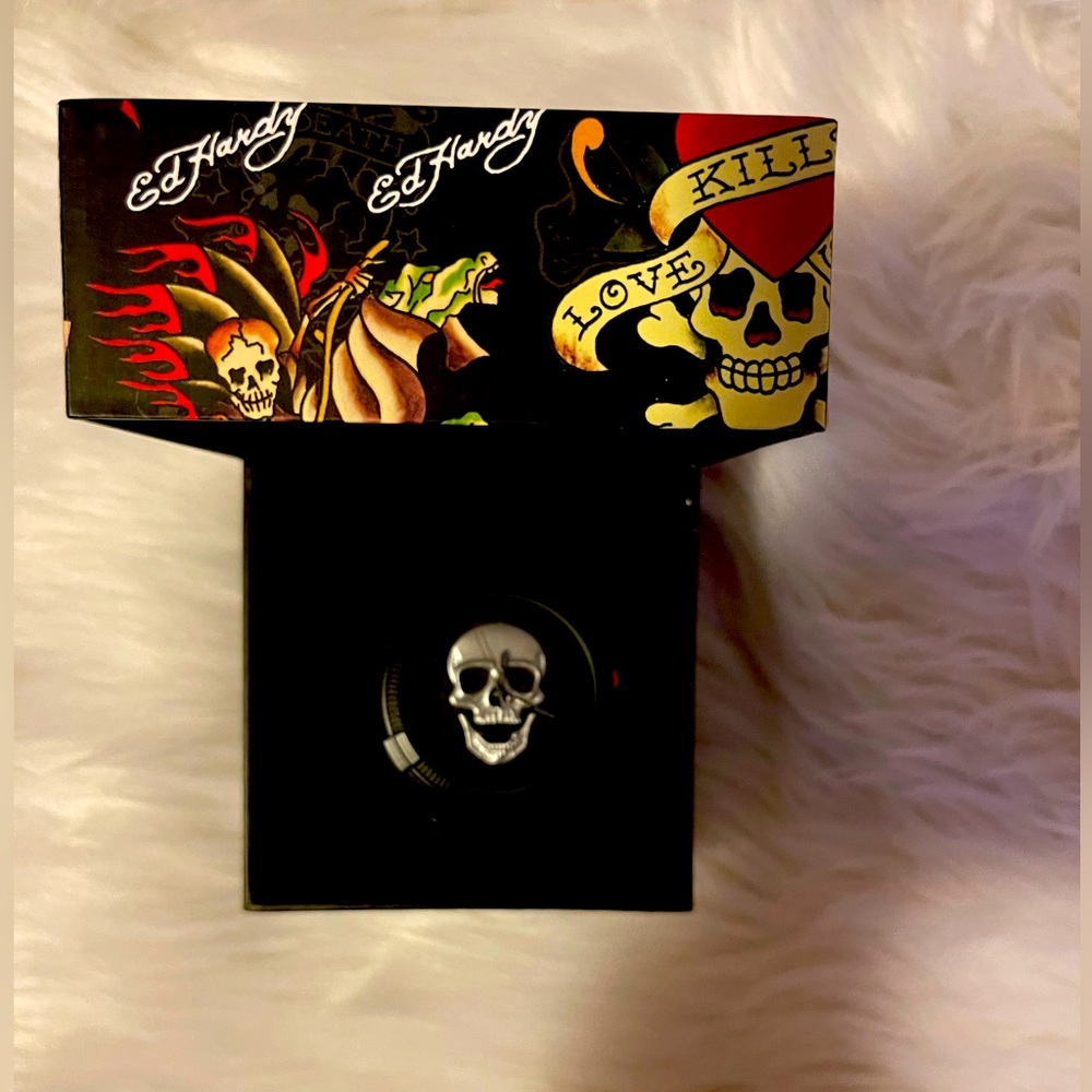 Silicone Band Ed Hardy Men’s Watch